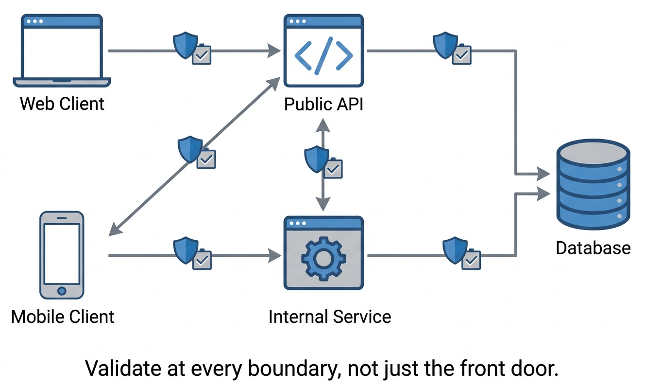 Trust boundaries, mapped
